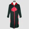 costume cosplay di naruto Naruto Akatsuki Uchiha Itachi Mantello Cosplay con cappuccio309h