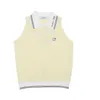 Andra sportartiklar Summer Women's Golf Sweater Vest Sleeveless V Neck Sticked Crop Tops Training Wear Sweatshirt 230713