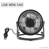 Elektrik Fanları Mini USB Fan Office Taşınabilir Fanlar Soğutucu Soğutma Masaüstü Ses Fanları Sessiz Araba Defteri Bilgisayar Öğrenci Hayranları