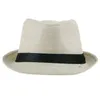 Cappelli a tesa larga Cappelli a secchiello LNPBD Unisex Donna Uomo Moda Estate Casual Alla moda Spiaggia Sole Paglia Panama Jazz Cappello Cowboy Cappello Fedora Gangster Cap 230713