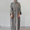 Vêtements ethniques Femmes Mode Musulman Ensembles 3 Pièce Tenue Assortie Robe Sans Manches Jupe Portefeuille Chauve-Souris Kimono Ouvert Abaya Dubaï Arab2787