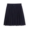 Skirts Elastic Waist Japanese Student Girls School Uniform Women Long Midi Skirt Ladies Fashion Party Female Pleated Skirtskir Dhbhe