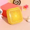 Duffel Bags Small Storage Bag Tinplate Tin Box Coin Jewelry Case Gift Fruit Printing Pouch Travel Earphone