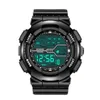Watch Bands Fashion Waterproof Men's Boy LCD Digital Stopwatch Date Rubber Sport Wrist Relogio Masculino Men172v