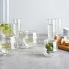 Tazza in vetro isolante a doppio strato per uso domestico di alta bellezza, portauovo per succo di vetro trasparente multi specifica