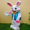 2019 Factory COSTUME MASCOTTE PROFESSIONALE DEL CONIGLIETTO DI PASQUA Bugs Rabbit Hare Adult Fancy Dress Cartoon Suit276S