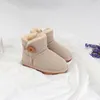 Kids Australia Mini Bailey Classic Button II Boots Children Girls Snow Boot Fur Winter Warn Warm Youth Big Kid Shoes Toddler wggs Baby Booties Ches 09gr#