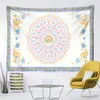 Tapisseries Dôme Caméras Rose Mandala Fleurs Tapisserie Kawaii INS Style Tenture Bohème Lune Psychédélique Mandala Décor À La Maison Accessoires R230714