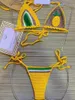 Bikinis Set Kadınlar Kumaş Tığ işi bikini Seksi Mayo Ayarlanabilir Üst Dantel Yukarı Mayo Pembesi Sarı Boho Beachwear Yüzme 230713