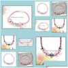 Charm Bracelets Est Conscientização do Câncer de Mama European Beads Angel Beads Pink Ribbon Drop Delivery 2022 Joias Dhkfl Dhsru