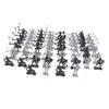 Figure militari 60Pcs Guerrieri in miniatura Soldati Modello Figura militare Giocattolo Cavalieri medievali Sandtable Decorazione Giocattoli per bambini 230714