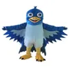 2019割引工場の鳥の衣装大人向けの青い鳥のマスコットコスチューム244oを着用する