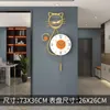 Wall Clocks Metal Silent Clock Hands Mechanism Large Art Digital For Bedroom Deco Cuisine Design Room Decor