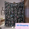 Fashion Digital Printing Flannel Blanket Office Air-Conditioning Blankets Anti-Freezing and Warm Wholesale