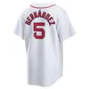 Niestandardowe męskie młodzież David Ortiz Baseball Jersey Ted Williams J.D. Martinez Chris Sale Bogaerts Rafael Devers Vazquez Justin Turner Trevor Story Red Shirt