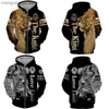 Men's Tracksuits The Tiger 3D Printed Men's Sweatshirt Hoodies Set Men's Lion Tracksuit/Pullover/Jacket/Pants Sportswear Autumn Winter Male Suit T230714