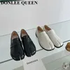 Gai Sandals Fashion Split Split Toe Flats تنزلق على Loafer Loafer الكعب البريطاني Oxford أحذية الخريف Zapatos de Mujer 230713 Gai