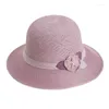 Berets Damen Panama Caps Hohl Atmungsaktive Eimer Kappe Frauen Sonnenschutz Hüte Sonne Breite Krempe Strohhut Sommer Outdoor Strand