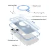 Aluminium -Stand -Telefonhülle für iPhone 14 13 12 11 Pro Max Metal Lens Magnetic Wireless Ladegerät mit versteckter Halterung Cover für Samsung S22 S23 Plus Ultra in Opp -Bag