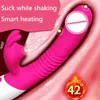 Vibratorer vibrator för kvinnor g spot vaginal stimulator med sugande vibrerande uppvärmning realistisk dildo vuxen sexleksaker 230714