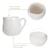 Dinnerware Sets 4 Pcs Sauce Spoon Creative Milk Jug Mini Mug Small Glass Containers Server Ceramic Creamer Handle Ceramics Pot Water Carafe