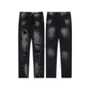 Men's Pants Dept Jeans Sweatpants Gallay Speckled Letter Print cotton purple jeans Women's Couple Loose Versatile Casual Straight Autumn pants US M-2XL