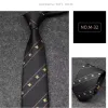 Cravatta da uomo di marca 22ss Cravatta da uomo in seta jacquard classica fatta a mano per uomo Cravatta da uomo casual e da lavoro 88