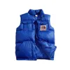 Men's Vests Down Cotton Waistcoat Designs Womens No Sleeveless pocket down Jacket Autumn Winter Fashion Casual Coats thick Vest for Keep Warm puffer Outerwear