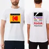 T-shirts pour hommes Mode coréenne Vintage T-shirt Hip Hop Kodak Print Streetwear Coton Caméra Film Hommes Chemise Surdimensionné Tshirt Femmes Tee Tops