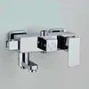 Bathroom Sink Faucets Mixer Bath Tub Copper Mixing Control Wall Mounted Shower Faucet concealed faucet YT 5356 230713