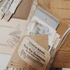 Papel de embalaje 200 Uds boletos Retro sellos hojas manual libro conmemorativo DIY Memo Material paquete Po álbum diario 230714