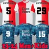 2023 Feyenoords Home Kokcu Gimenez Danilo 23 24 Soccer Jerseys Away Trauner Men Kids 2024 Football Shirt Kids Hartman Gimenez Paixao Timber Kits