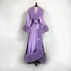 Party Dresses Real Po Purple Prom Luxury Feathers Robes Poshoot Fluffy Robe Dress Custom Made Made