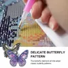 Garden Decorations 8pcs Adult Butterfly Diamond Art Lifelike Delicate Garden Decor Compact For Crafts Acrylic Easy To Install Handmade Gift Novelty L230714