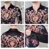 Men's Casual Shirts Vintage Floral Dress Shirts Men Blouse Party Wedding Long Sleeved Formal Camisas Masculinas Brand Stylish Mens Designer Clothes T230714
