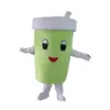 Professional Green Cup Mascot Costume Halloween Christmas Fancy Party Dress Cartoon Character Suit Carnival Unisex vuxna outfit263a