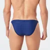 Swimwwear Men's Sexy Mens Swim Briefs avec une pochette de renflement mini troncs de baignade pour bikini brésilien de bain brésilien short de plage gay
