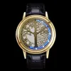 Unisex minimalist touch LED Big tree watches fashion men and women couple watch electronics casual Unique display The most special173r