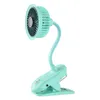 Ventilatori elettrici Mini ventilatore portatile con clip manuale USB ricaricabile silenzioso Ventilatore elettrico da tavolo Ventilatore di raffreddamento da comodino per auto di alta qualità