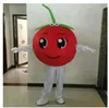 2023 Cherry Mascot Costume Top Quality Anpassa tecknad fruktanime temakaraktär vuxen storlek jul karneval fancy klänning