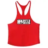 Mens Tank Tops est Plain Bodybuilding roupas ginásio Stringer Top Fitness colete esportivo Singlet camisa sem mangas para homens 230713