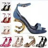 Sandaler Kvinnor Rödbottenskor Höga klackar Slides Womens Luxurys Designers Shoes äkta läderpumpar Lady Slipper Bröllopsbotten med Box Dust 35-42