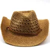 Wide Bim Hats Bucket Western Cowboyhut Männer Panama Outdoor Sommer Beach Cap Women Sombrero Vaquero Hombre Chapeu Bim Männer Strohsonne 230713