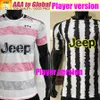 23 24 Juventuse Player Version Soccer Jerseys Vlahovic T.Weah 2023 2024 Pogba Chiesa Bonucci Danilo Locatelli Fagioli Rabiot Football Shirts Away Jersey