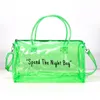 Marsupi Borsa da palestra per yoga impermeabile trasparente in PVC Borsa da palestra per sport all'aria aperta Unisex Escursionismo Messenger Spalla da allenamento 230713