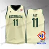 2023 FIBA ​​Australia Jersey Dante Exum Patty Mills Josh Giddey Joe Ingles Matthew Dellavedova Matisse Thybulle Nick Kay Jock Landale Duop Reath