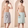 Underpants Wearable Bath Towel For Men Plus Size With Pocket Super Soft And Absorbent Swimming Beach Home Shower Bathroom Accessories