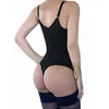 Women's Shapers Thong Shapewear Bodysuit Sexy Latex Waist Trainer Slimming Corset Tummy Control Underwear Women Full Body Shaper Slip BuLift