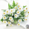 Decorative Flowers Nordic Home Decor Artificial Daisies Simulation Silk Garden Decoration Indoor Tabletop Ornaments Fake