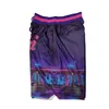 Mäns shorts basket shorts Miami Night Elastic DrawString midjeband broderi utomhussport shorts strandbyxor fyra ficklila 230713